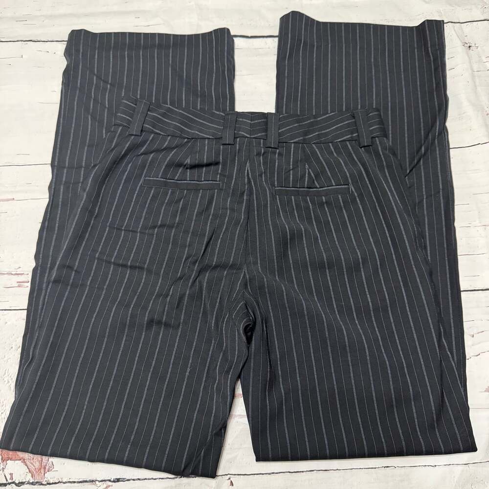 J.Crew City Fit Women's Navy Blue Wool Blend Pinstripe Dress Pants - Picture 3 of 6